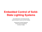 Embedded Control of Solid-State Lighting Systems