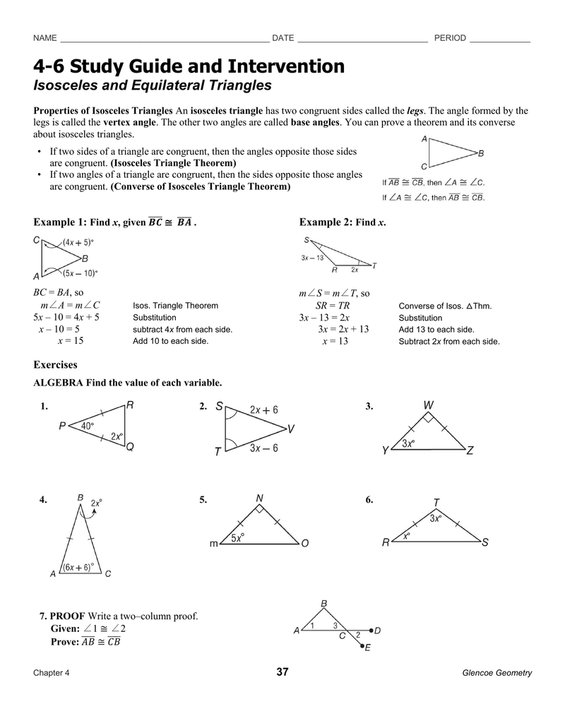 4-6-study-guide-and-intervention-isosceles-and-equilateral-triangles-study-poster