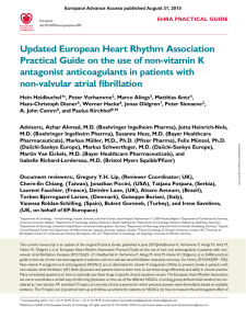 Updated European Heart Rhythm Association