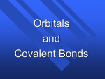 Orbitals and Covalen..