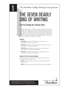 the seven deadly sins of writing