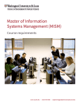 Master of Information Systems Management (MISM)
