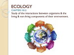Unit 11-Ecology