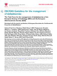 ESC/EAS Guidelines for the management of dyslipidemias