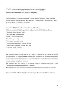 (mIBG) Scintigraphy - Society of Nuclear Medicine