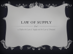 Law of Supply