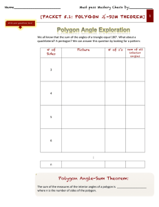 Polygon Angle-Sum Theorem