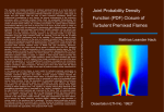Joint Probability Density Function  Closure of Turbulent