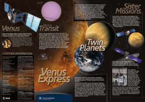 Venus is the brightest object in the sky except for the Sun and Moon