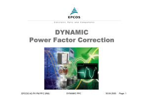 DYNAMIC Power Factor Correction