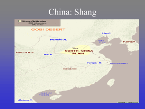 China: Shang on the Hwang - Reitz Memorial High School