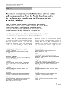 Assessment of acute myocardial infarction: current status and