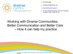 Working with Diverse Communities, Better Communication and
