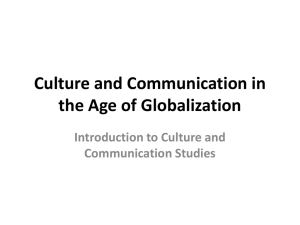Communication in the Age of Globalization