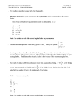 Division 3AA/4AA - ICTM Math Contest