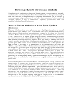 Physiologic Effects of Neuraxial Blockade