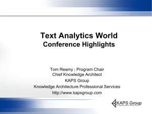 What is Text Analytics?