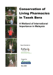 Conservation of Living Pharmacies in Tasek Bera, A Wetland of