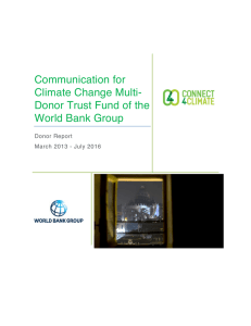 Communication for Climate Change Multi