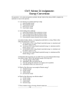 Ch 5- Science 24 Assignment: Energy Conversions For questions 1