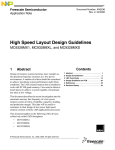 High Speed Layout Design Guidelines This application note