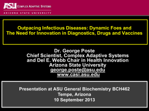 Outpacing Infectious Diseases - Complex Adaptive Systems Initiative