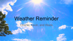 Weather Reminder