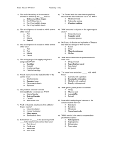 1 - Chiropractic National Board Review Questions