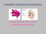 CHRONIC SINUSITIS IN MALAYSIA