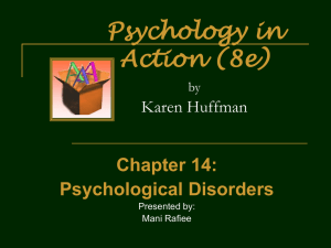 Psychological Disorders