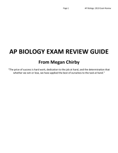 AP Exam review