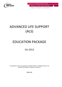advanced life support (als) education package