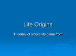 Life Origins