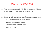 Warm-Up 9/5/2014