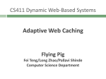 Adaptive Web Caching.. - Department of Computer Science