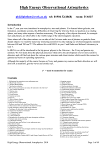 Student copy of notes - User Web Areas at the University of York