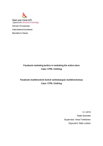School of business International business Bachelor`s thesis