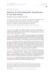 Real-Time 3D Echocardiographic Quantification of Left Atrial Volume