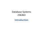 Database Systems-1-intro