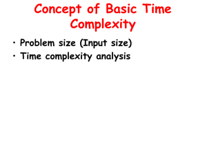 Time Complexity 1