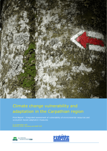 Climate change vulnerability and adaptation in the Carpathian region