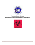 Bloodborne Pathogen Exposure Control Plan