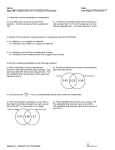 QUIZ 4-Independent and Conditional