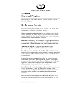 Module 6 Ecological Principles - Members