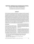 Application of Datamining for estimating the marketing success of
