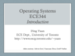 Operating Systems ECE344 - EECG Toronto