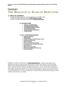 2/ the biological perspective - College Test bank
