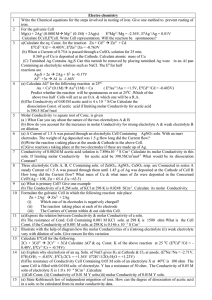 Class XII Chemistry 50 short questions