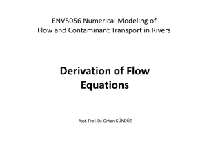 Derivation of Flow Equations