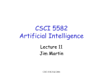 CSCI 5582 Artificial Intelligence